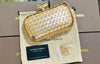 Bottega Veneta Patent Clutch