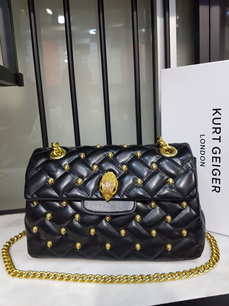 Kurt Geiger Kensington Eagle Studded Shoulder Bag