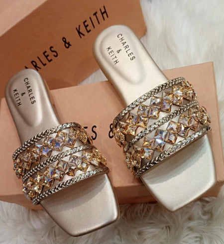 Charles And Keith Flat Slippers