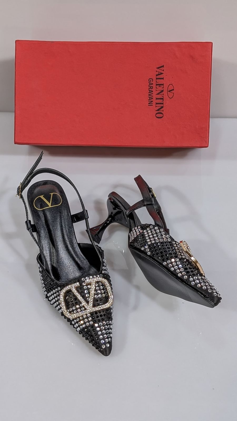 Valentino Rouhi Stones Heels