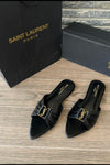 Saint Laurent Craze Slippers