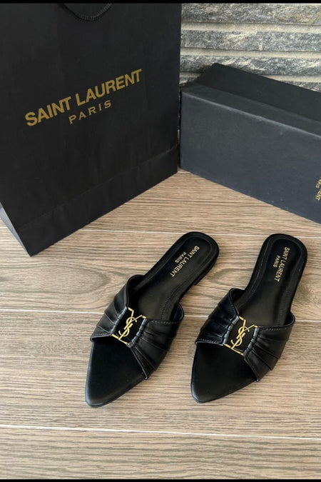 Saint Laurent Craze Slippers