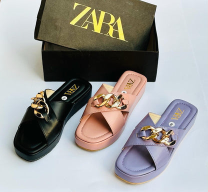 Zara Cross Wedges