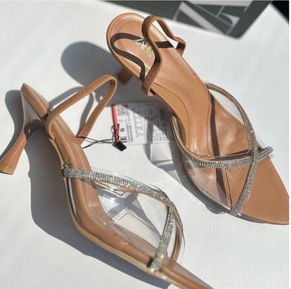 Zara Mash Open Toed Heel