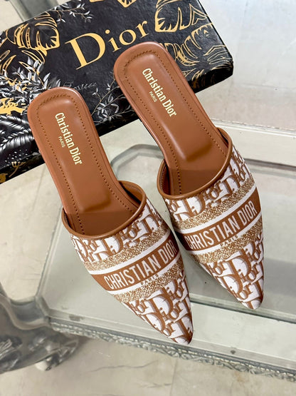 Dior Embroided Loafers