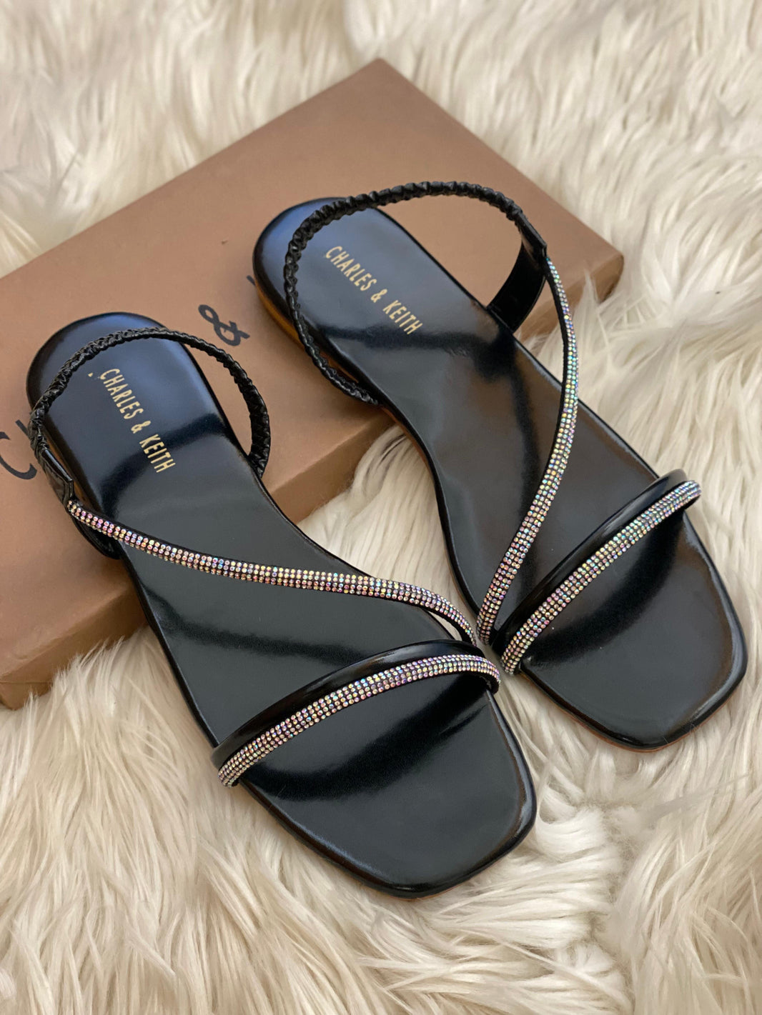 Charles & Keith Cross-strap Sandals