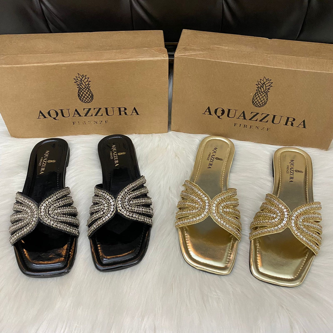 Aquazarra Embroided Sandals