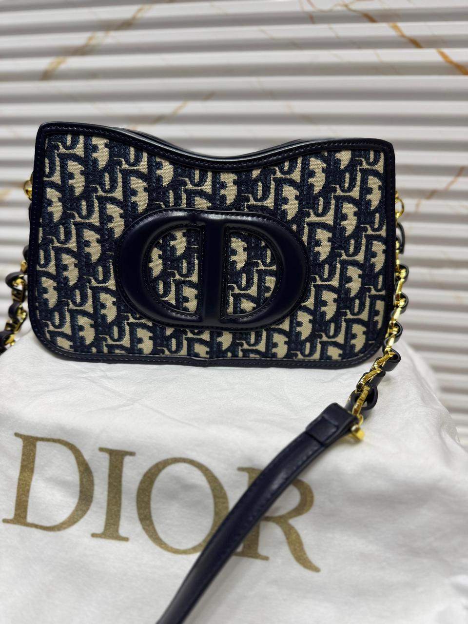 Cd Signature Hobo Mini Bag