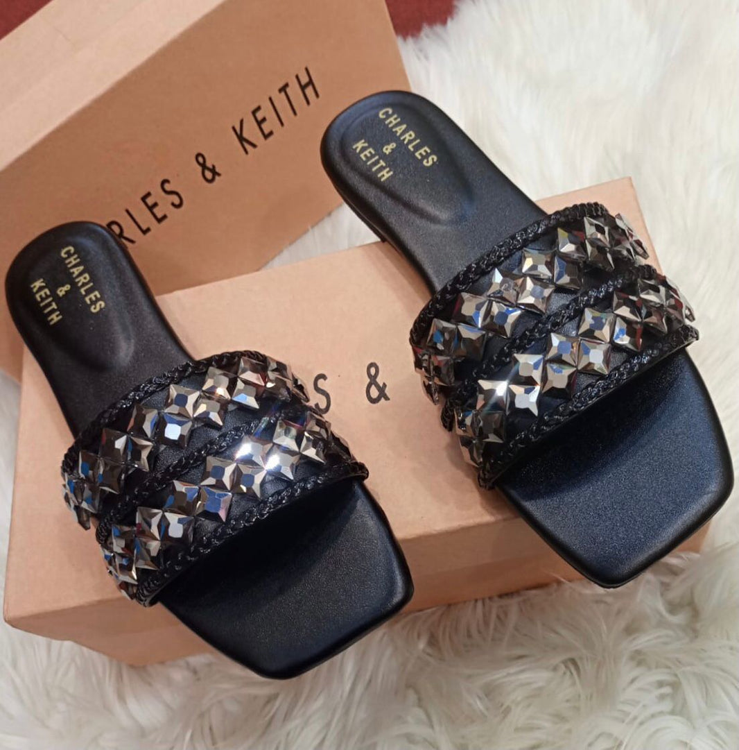 Charles And Keith Flat Slippers