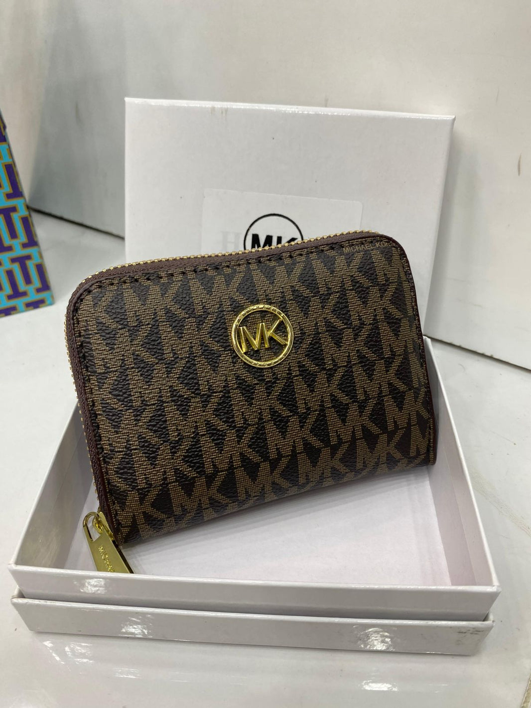 Mk Fashion Wallet Leather