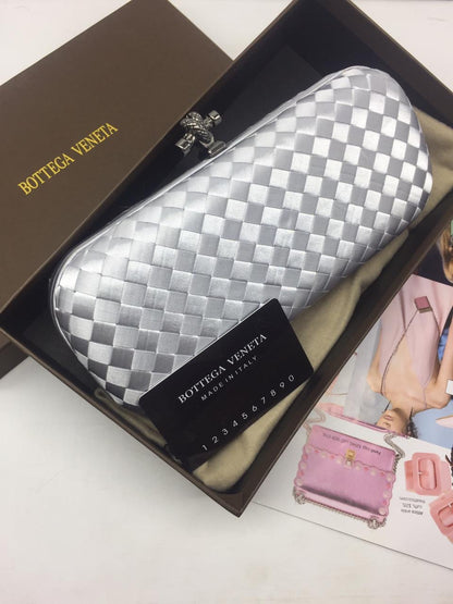 Bottega Veneta Satin Large Clutch