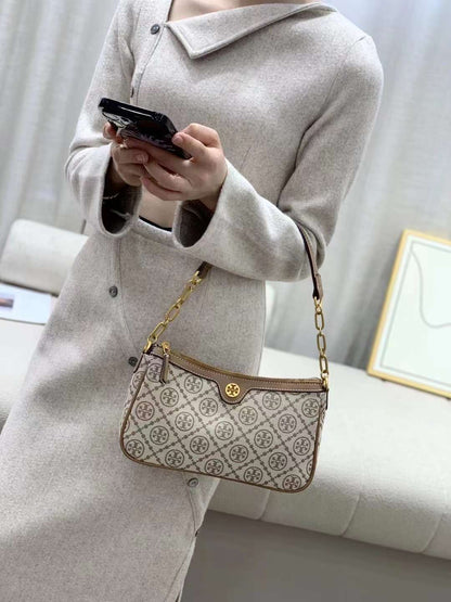 T Monogram Jacquard Studio Bag