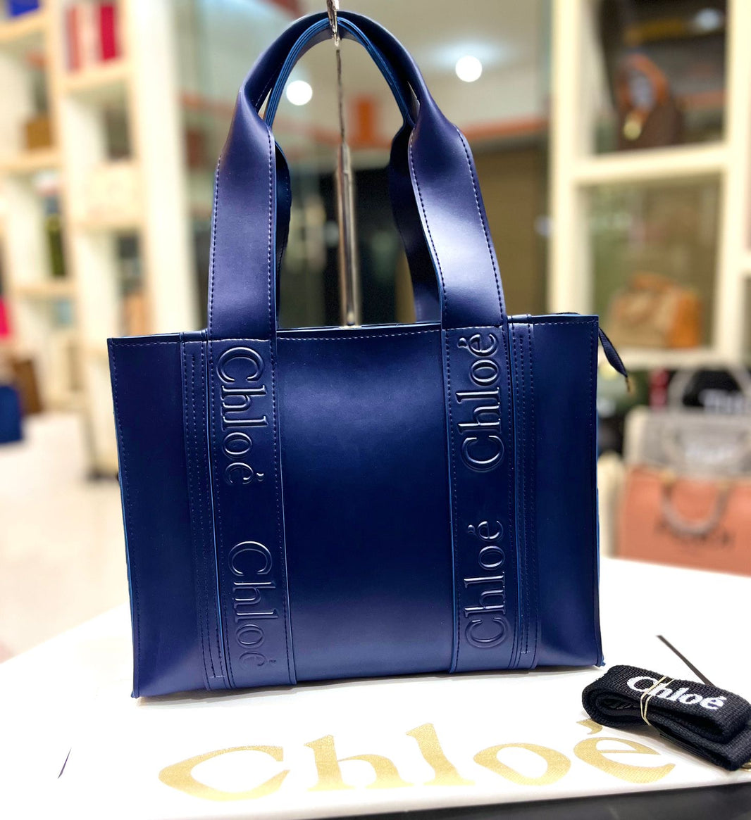 Chloe Cowhide Leather Tote