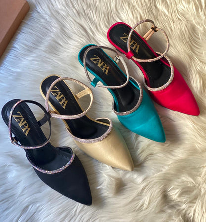 Zara Miasa Suede Heels
