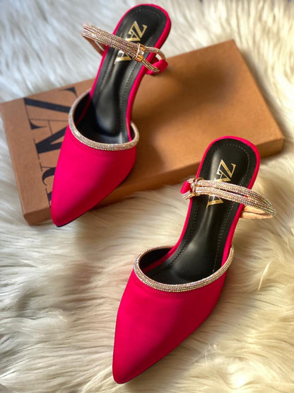 Zara Miasa Suede Heels