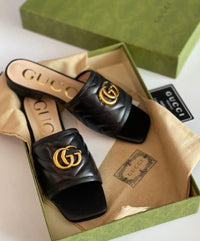 Gucci 'GG' Leather Crafted Sandals