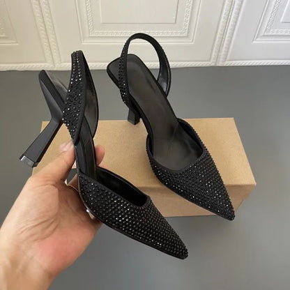 Zara Black Mash Heels
