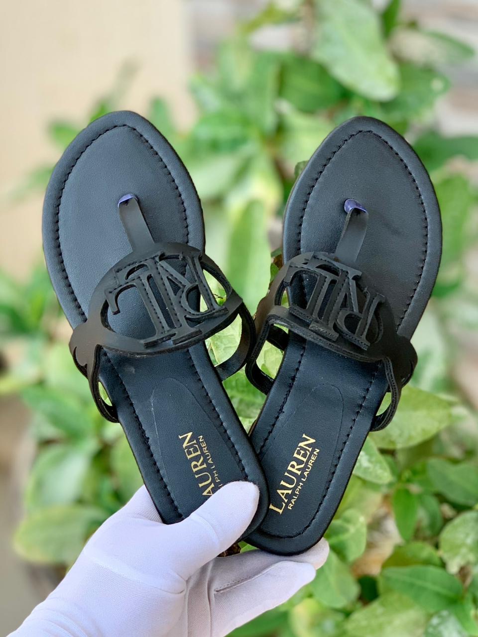 Ralph Lauren Leather Crafted Sandals