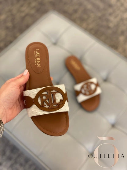 Ralph Lauren Leather Crafted Sandals