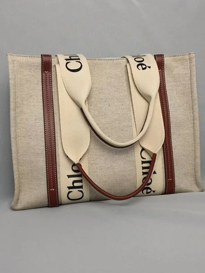 Chloe Canvas Woody Tote