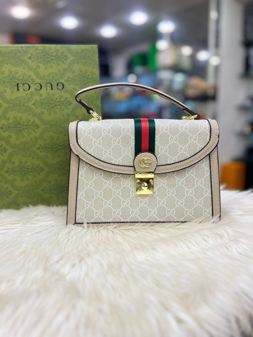 Gucci Leather Crafted 'GG' Crossbody