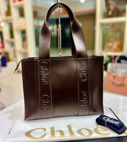 Chloe Cowhide Leather Tote