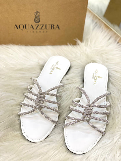 Aquazurra Rhinestone Flats