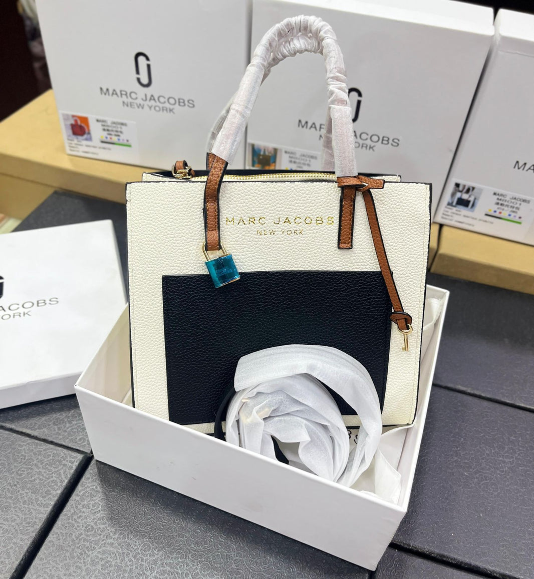 Mini Grind Leather Tote Bag