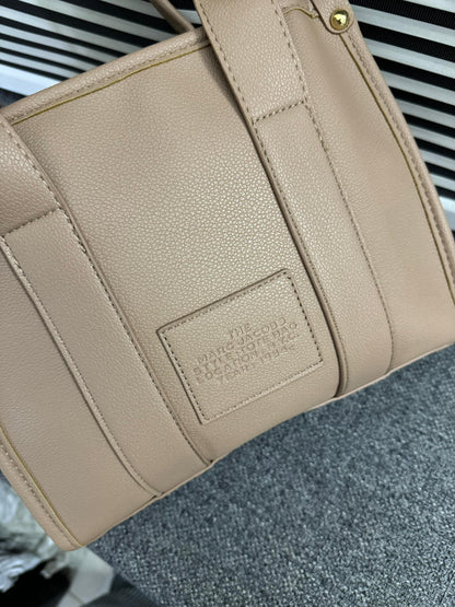 Marc Jacob Cowhide Leather Crafted Tote Solids