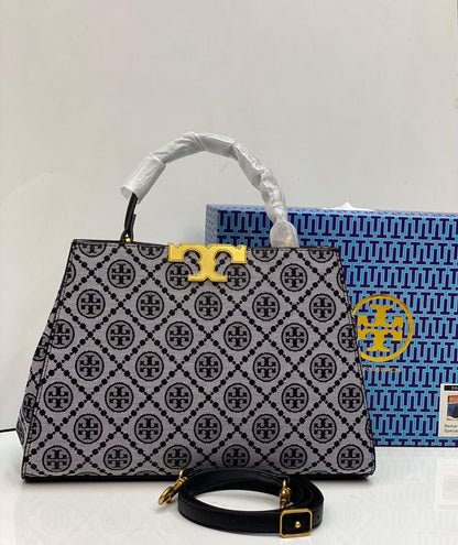 Tory Burch Eleanor Spazzolato Canvas Bag