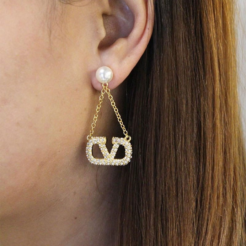 Valentino Long Earrings