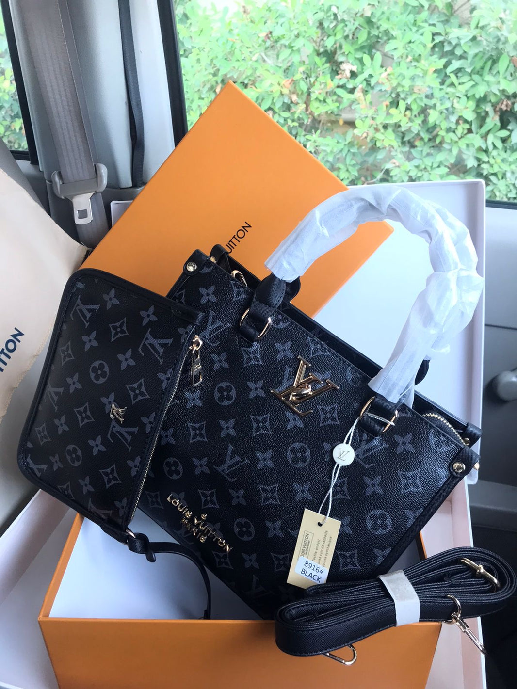 Louis Vuitton w Pouch Handbag