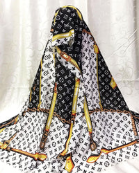 Louis Vuitton Silk B/W Scarve