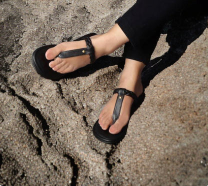 Yantra Leather Crafted Basic Sandals