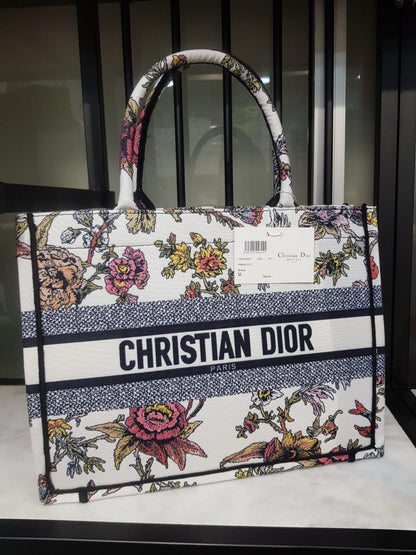 Dior Large Book Tote Solids Multi