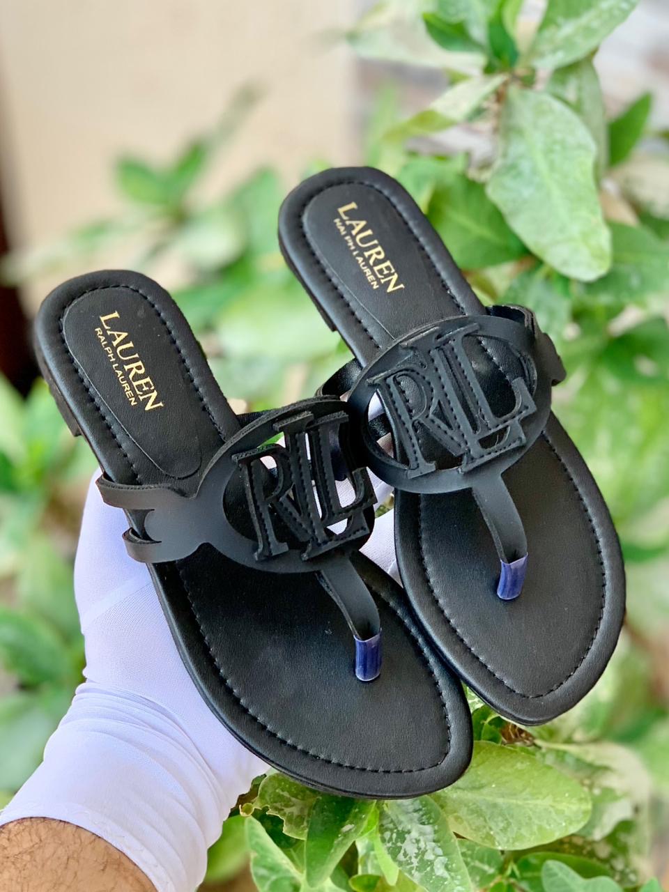 Ralph Lauren Leather Crafted Sandals