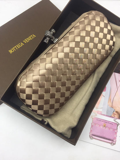 Bottega Veneta Satin Large Clutch