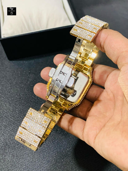 Cartier Square Diamontees Edition Watch