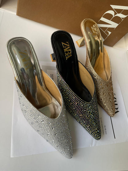 Zara Stonic Heels