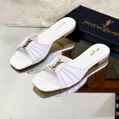 Ysl Logue Flat slippers