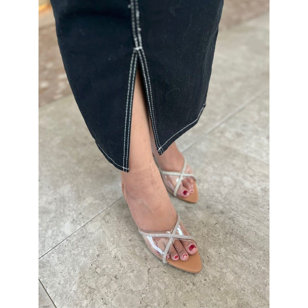 Zara Mash Open Toed Heel