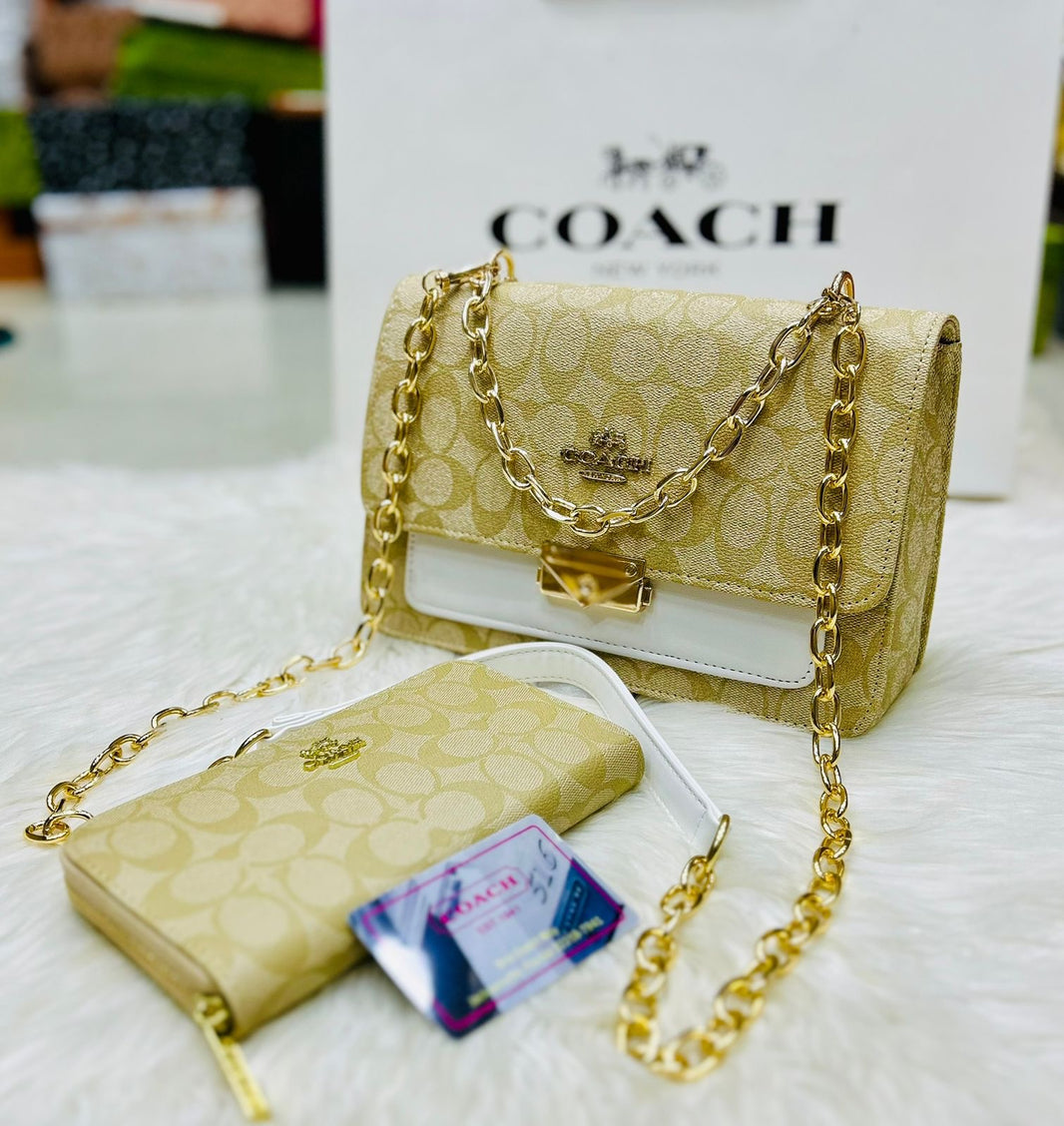 Coach Sia Shoulder Bag Wallet