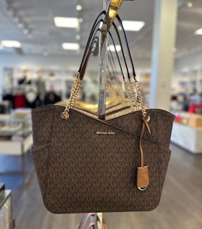 Michael Kors Jet Set Logo Shoulder Bag