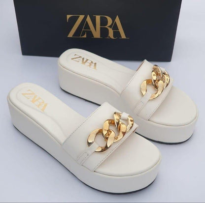 Zara Chain Wedges