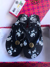 Tory Burch Floral Flip Flops