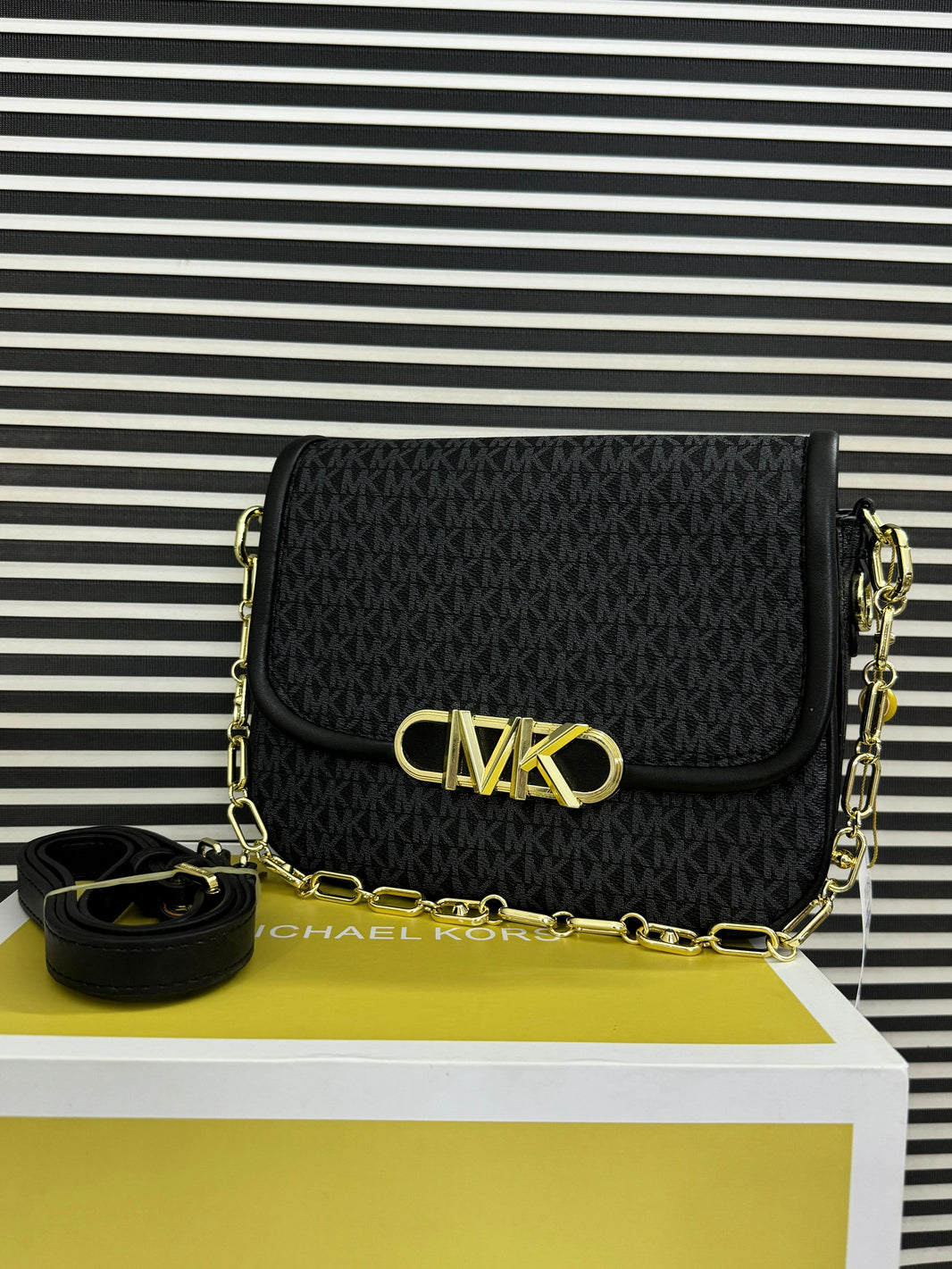 Michael Kors Parker Convertible Chain Shoulder Bag