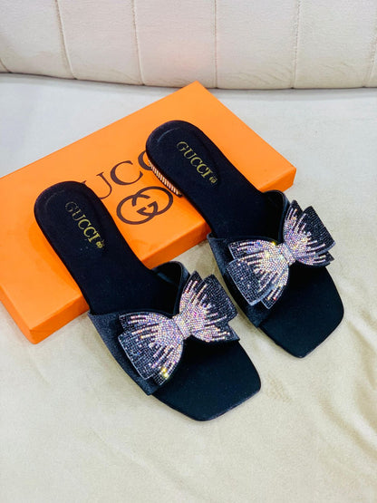 Gucci Butterfly Mash Slippers