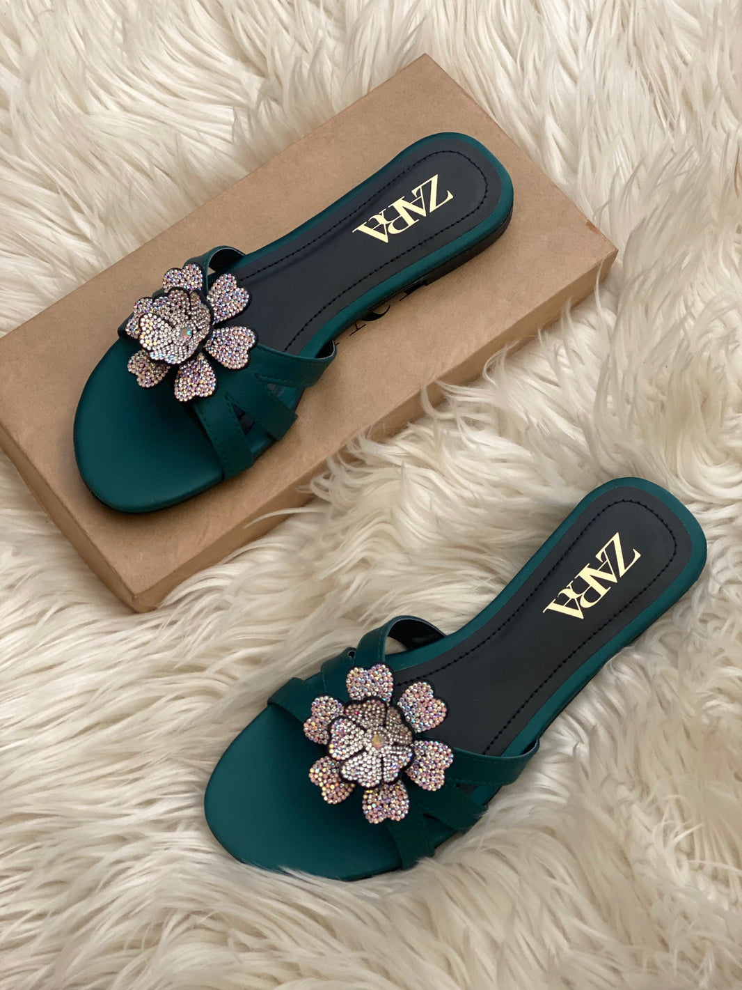 Zara Floral Signature Sandals