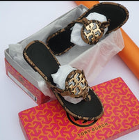 Tory Burch Snake Miller Sandals