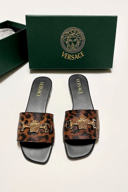 Versace Logus Flat Slippers